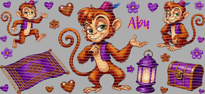 16oz Disney style-D-3470